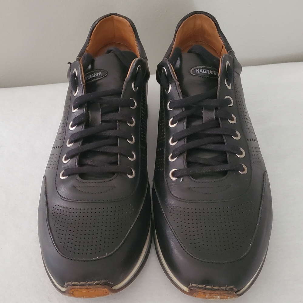 Black Magnanni Sneakers